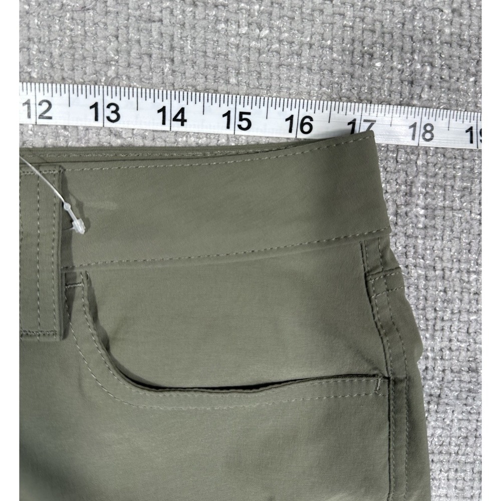 Eddie Bauer Travex Pants Womens 12 Petite 34x27.5 Green Hiking Outdoors Nylon - Picture 3 of 11